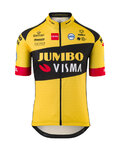 AGU Cycling short sleeve jersey - JUMBO-VISMA 2020 - yellow/black