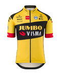 AGU Cycling short sleeve jersey - JUMBO-VISMA '20 KIDS - yellow/black