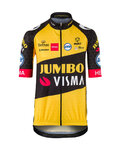 AGU Cycling short sleeve jersey - JUMBO-VISMA '21 KIDS - yellow/black