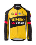 AGU Cycling winter long sleeve jersey - JUMBO-VISMA WINT '21 - black/yellow