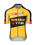 AGU Cycling short sleeve jersey - JUMBO-VISMA 2021 - black/yellow