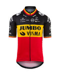 AGU Cycling short sleeve jersey - JUMBO-VISMA 2021 - black/red/yellow