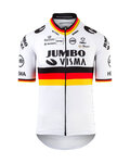 AGU Cycling short sleeve jersey - JUMBO-VISMA 2021 - white/yellow/red