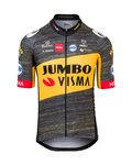 AGU Cycling short sleeve jersey - JUMBO-VISMA 2021 TDF - black/yellow