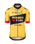AGU Cycling short sleeve jersey - JUMBO-VISMA 2022 - black/yellow