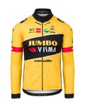 AGU Cycling summer long sleeve jersey - JUMBO-VISMA 2022 - yellow/black