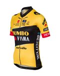 AGU Cycling short sleeve jersey - JUMBO-VISMA 23 LADY - yellow/black