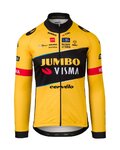 AGU Cycling summer long sleeve jersey - JUMBO-VISMA 2023 - yellow/black