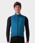 ALÉ Cycling thermal jacket - FONDO 2.0 SOLID - blue/black