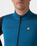 ALÉ Cycling thermal jacket - FONDO 2.0 SOLID - blue/black