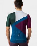 ALÉ Cycling short sleeve jersey - NEXT - green/bordeaux/white/blue