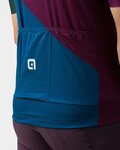 ALÉ Cycling short sleeve jersey - NEXT - green/bordeaux/white/blue