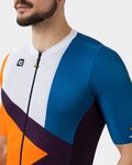 ALÉ Cycling short sleeve jersey - NEXT - orange/blue/black/white