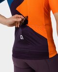 ALÉ Cycling short sleeve jersey - NEXT - orange/blue/black/white