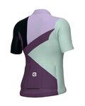 ALÉ Cycling short sleeve jersey - NEXT PRAGMA LADY - green/bordeaux/purple