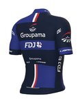 ALÉ Cycling short sleeve jersey - GROUPAMA FDJ 2023 - white/red/blue