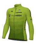 ALÉ Cycling winter long sleeve jersey - SLOVENIA NATIONAL 23 - green