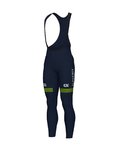 ALÉ Cycling long bib trousers - SLOVENIA NATIONAL 23 - blue/green