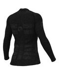ALÉ Cycling long sleeve t-shirt - SEAMLESS WOOL LADY - grey