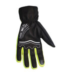 ALÉ Cycling long-finger gloves - WINTER - yellow/black