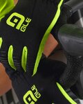 ALÉ Cycling long-finger gloves - WINTER - yellow/black
