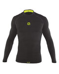 ALÉ Cycling long sleeve t-shirt - SEAMLESS S1 CARBON - grey