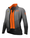 ALÉ Cycling thermal jacket - DELTA COMBI DWR - orange/grey/black