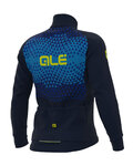 ALÉ Cycling thermal jacket - SUMMIT DWR - light blue/blue