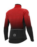 ALÉ Cycling thermal jacket - BULLET DWR STRETCH - black/red