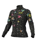 ALÉ Cycling winter long sleeve jersey - VERSILIA LADY WINTER - black