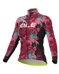 ALÉ Cycling winter long sleeve jersey - AMAZZONIA LADY WNT - black/pink