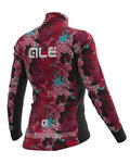 ALÉ Cycling winter long sleeve jersey - AMAZZONIA LADY WNT - black/pink