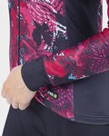 ALÉ Cycling winter long sleeve jersey - AMAZZONIA LADY WNT - black/pink