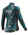 ALÉ Cycling winter long sleeve jersey - AMAZZONIA LADY WNT - black/green