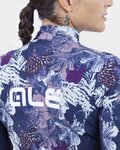 ALÉ Cycling winter set - AMAZZONIA LADY WNT - blue/black/purple