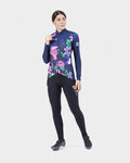 ALÉ Cycling winter long sleeve jersey - PR-R CITY LADY WNT - blue
