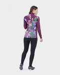 ALÉ Cycling winter long sleeve jersey - PR-R CITY LADY WNT - bordeaux