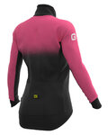 ALÉ Cycling thermal jacket - PR-S GRADIENT LADY - black/pink