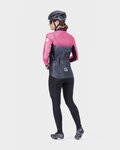 ALÉ Cycling thermal jacket - PR-S GRADIENT LADY - black/pink