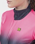 ALÉ Cycling thermal jacket - PR-S GRADIENT LADY - black/pink