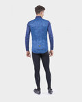 ALÉ Cycling winter set with jacket - SOLID CROSS WINTER - black/blue