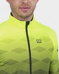 ALÉ Cycling thermal jacket - PR-R MAGNITUDE - yellow/black