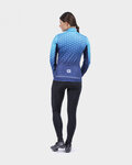 ALÉ Cycling winter set - PR-R STARS LADY WNT - black/light blue