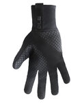 ALÉ Cycling long-finger gloves - SCIROCCO 2-IN-1 - black