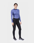 ALÉ Cycling long sleeve t-shirt - INTIMO CUBES LADY - blue