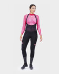 ALÉ Cycling long sleeve t-shirt - INTIMO CUBES LADY - pink