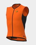 ALÉ Cycling gilet - R-EV1 CLIMA PROTECTION 2.0 THERMO - orange