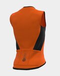 ALÉ Cycling gilet - R-EV1 CLIMA PROTECTION 2.0 THERMO - orange