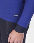 ALÉ Cycling thermal jacket - R-EV1 FUTURE WARM - blue