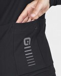 ALÉ Cycling winter long sleeve jersey - R-EV1 WARM RACE - black